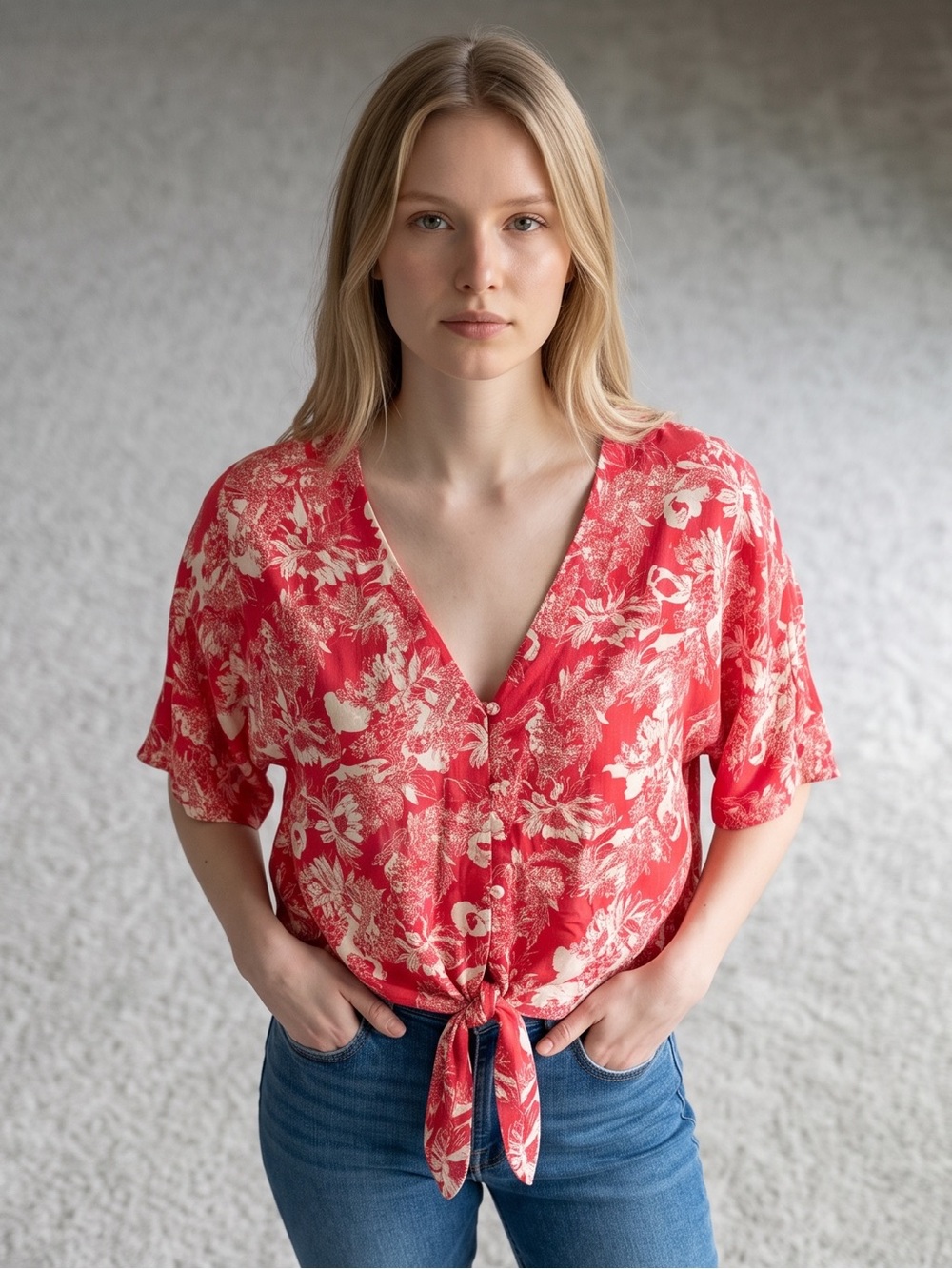 Knot Sisters Valerie Viscose Blouse (Anthropologie)